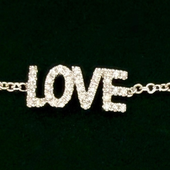Natural Diamond 'Love' Bracelet - Picture 6 of 8
